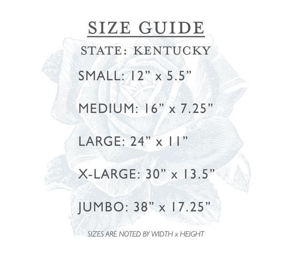 Kentucky | State Cutout